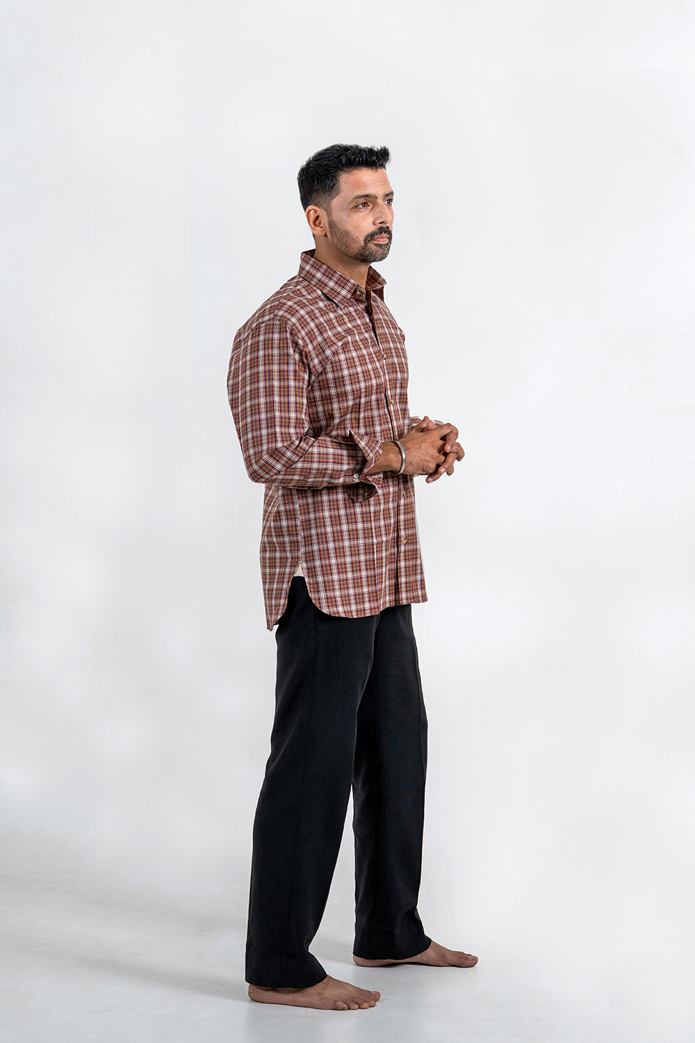 Check Pattern Cotton Full Sleeve Shirt