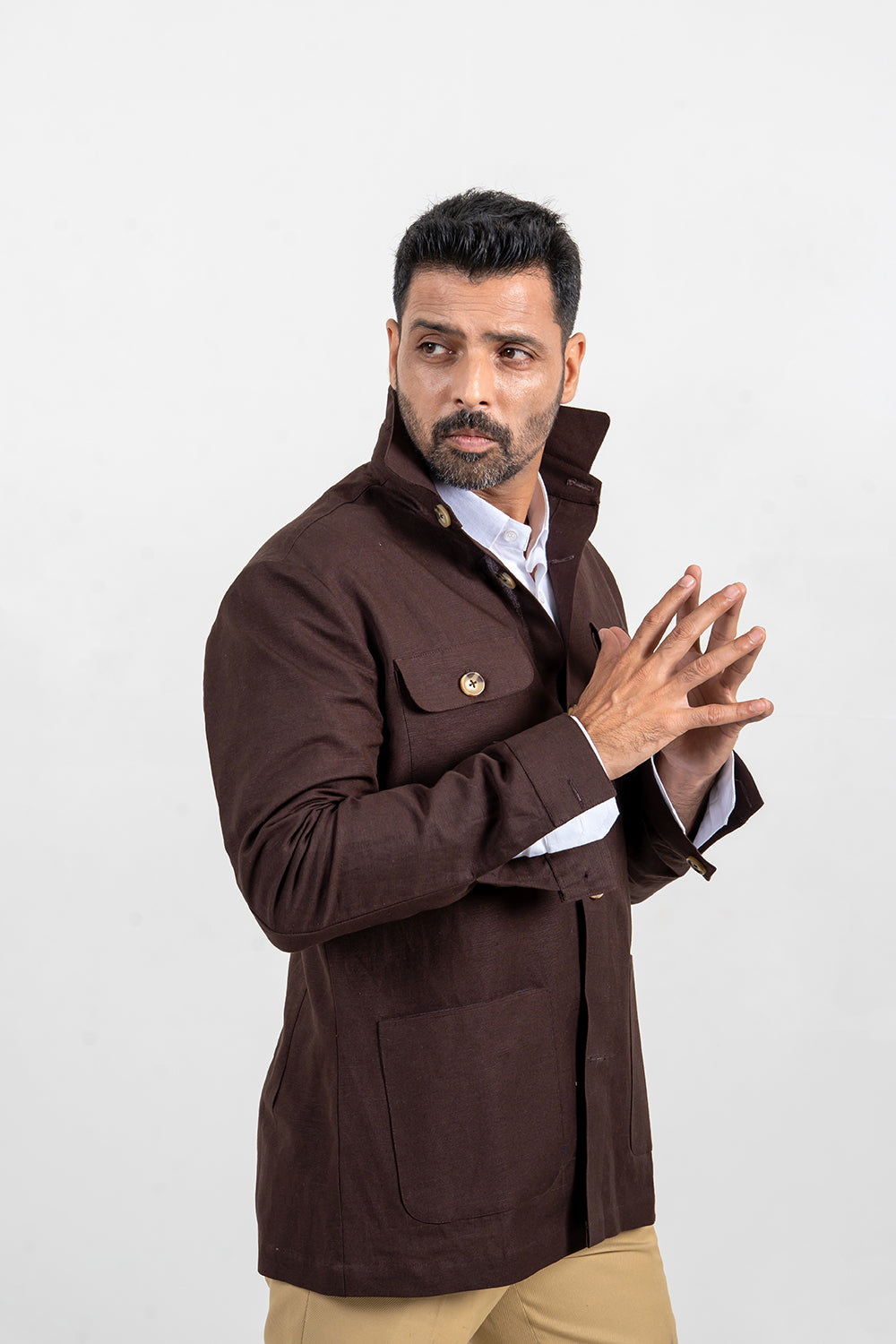 Four Pocket Linen Jacket