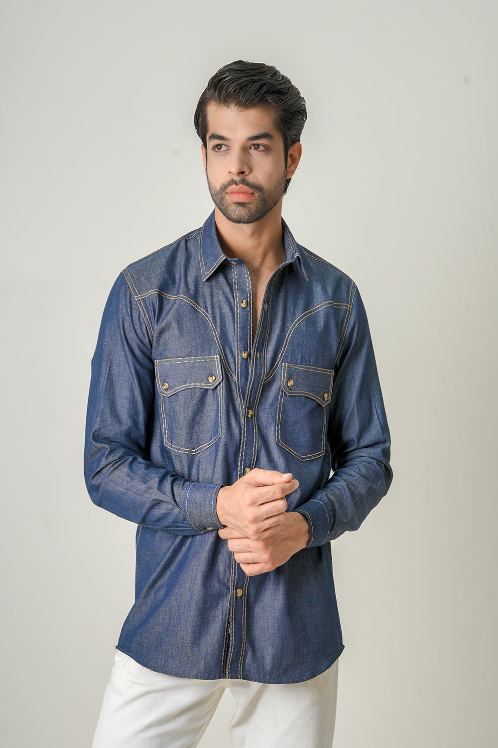 Indigo Classic Denim Shirt