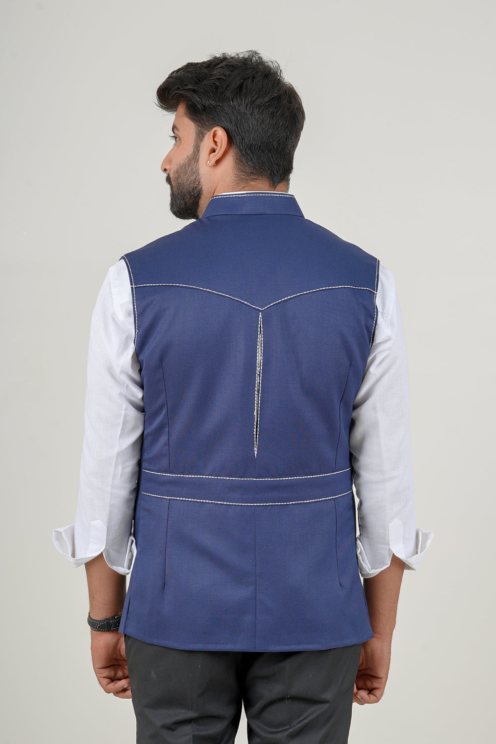 Royal Blue Nehru Jacket