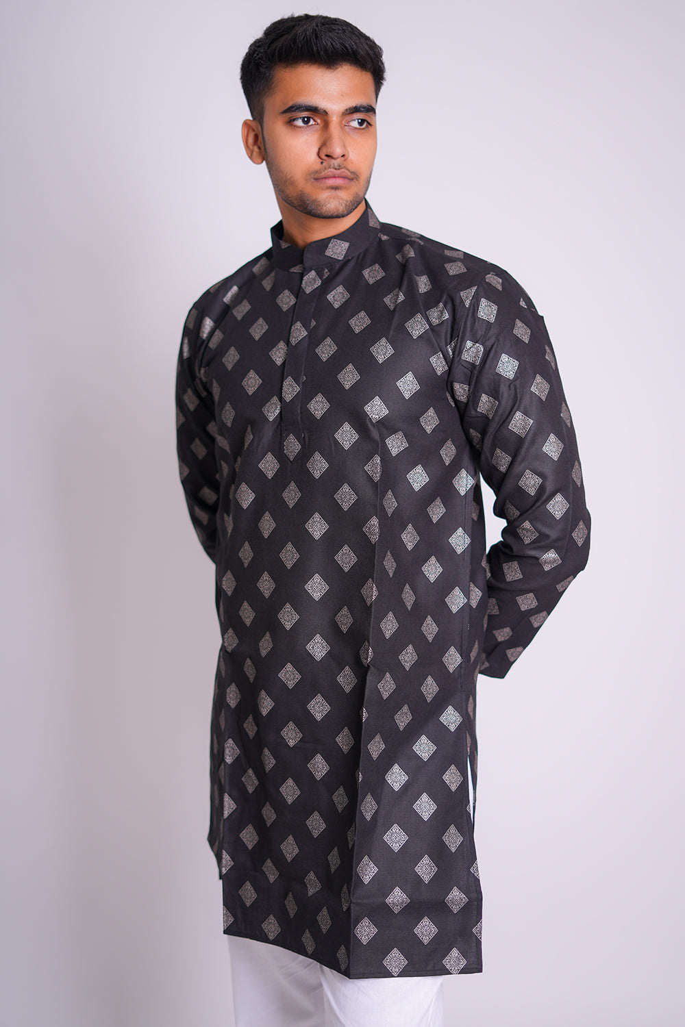 Geometric Patterned Kurta