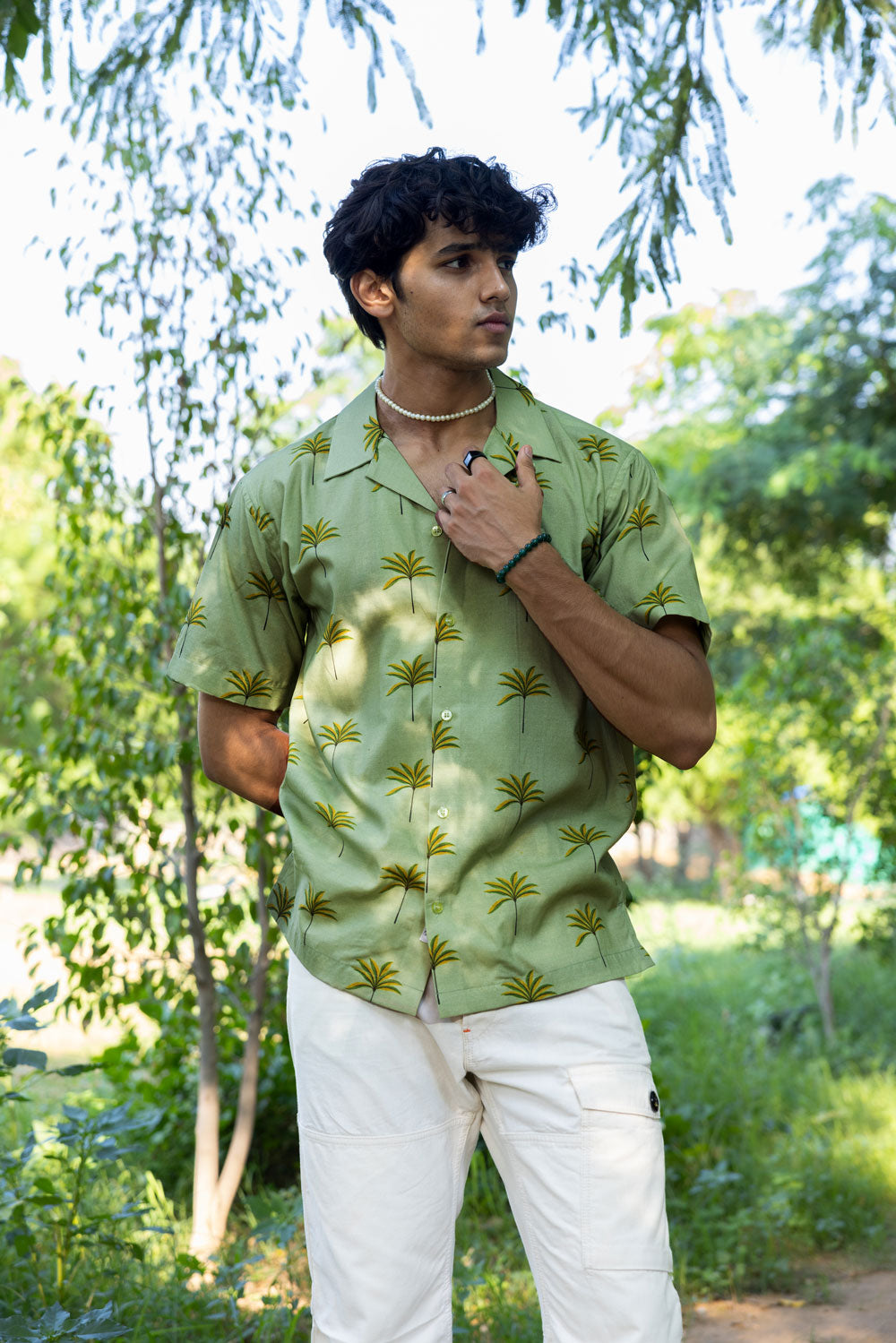 Tropical Breeze Cotton Shirt