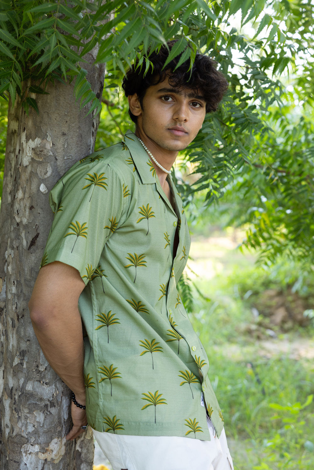 Tropical Breeze Cotton Shirt