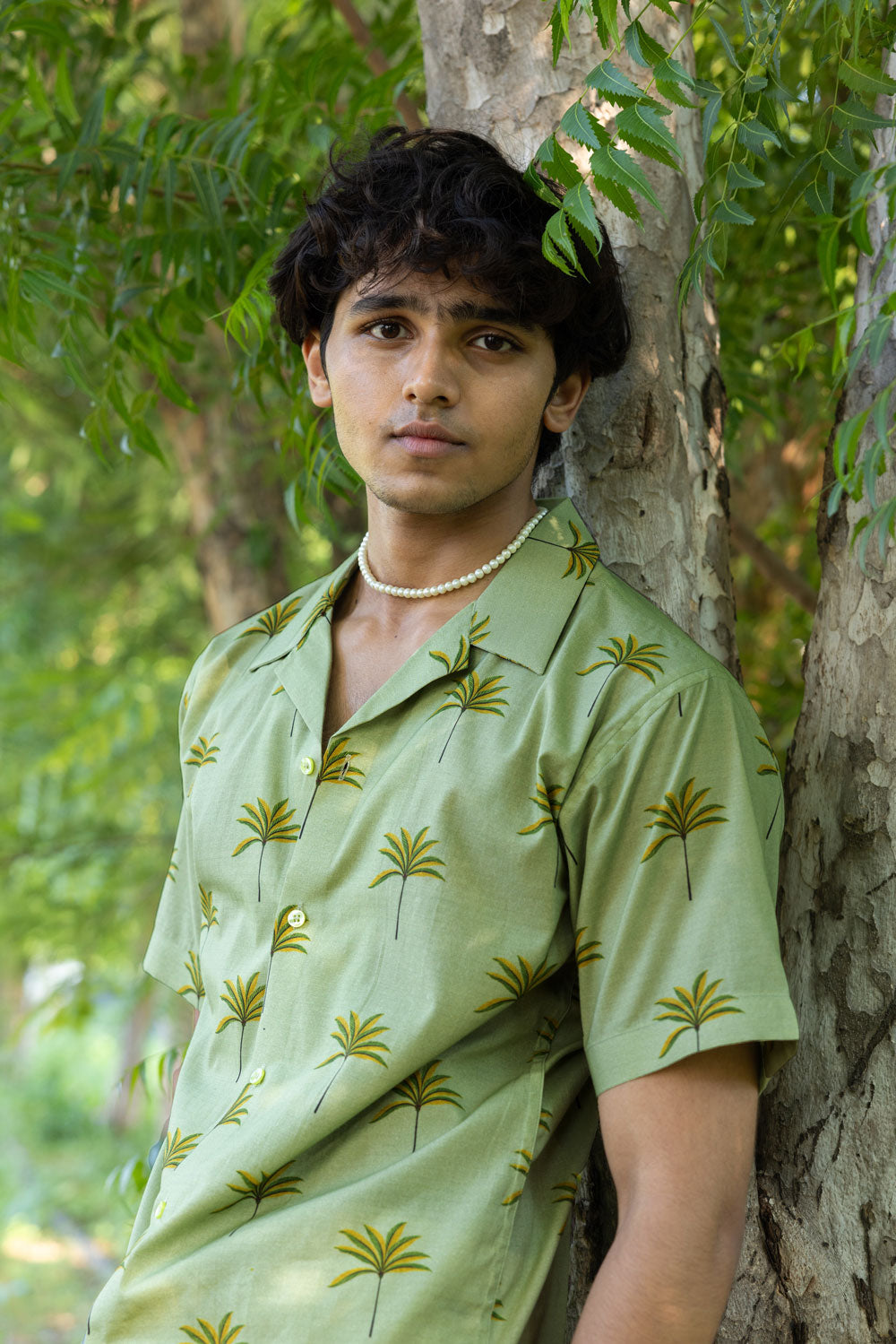 Tropical Breeze Cotton Shirt