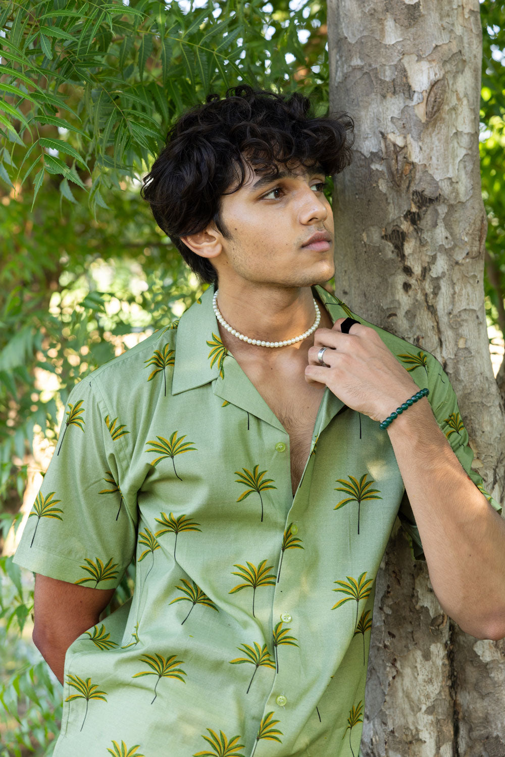 Tropical Breeze Cotton Shirt