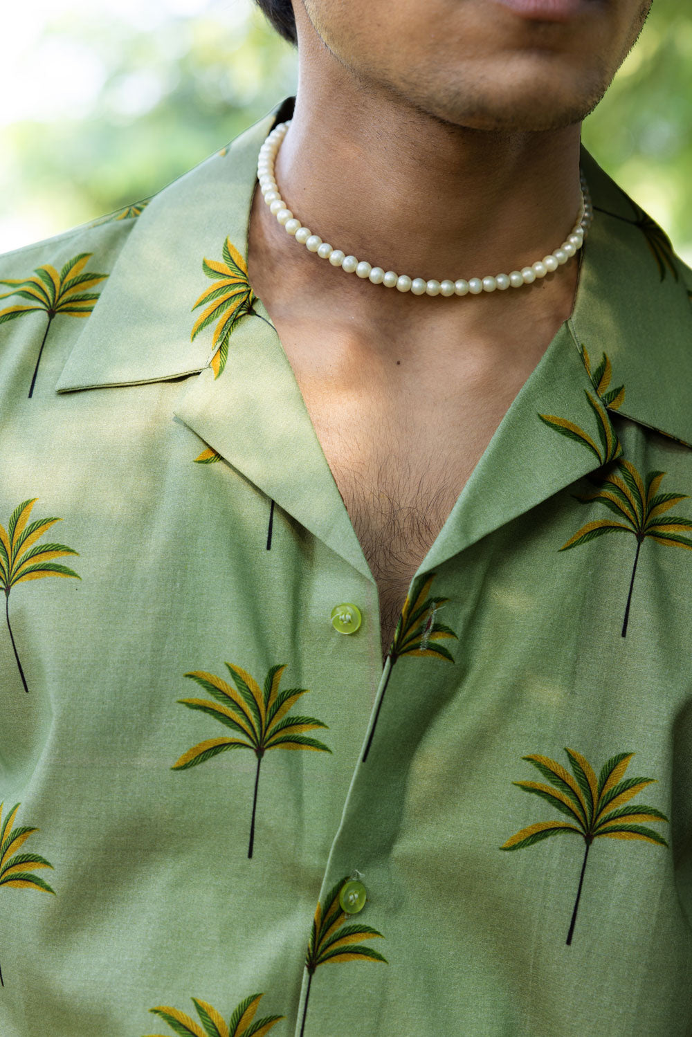 Tropical Breeze Cotton Shirt