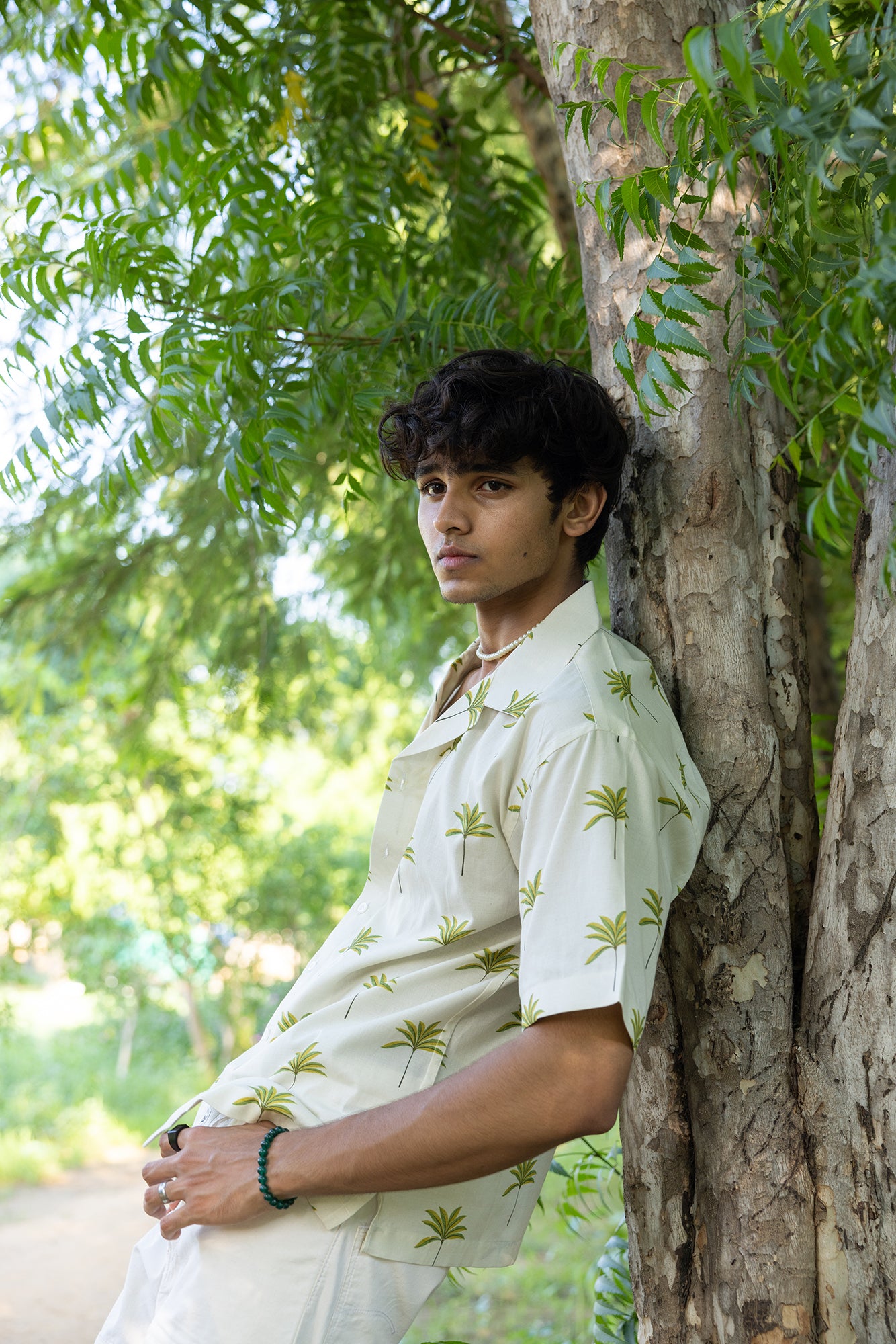 Tropical Breeze Cotton Shirt