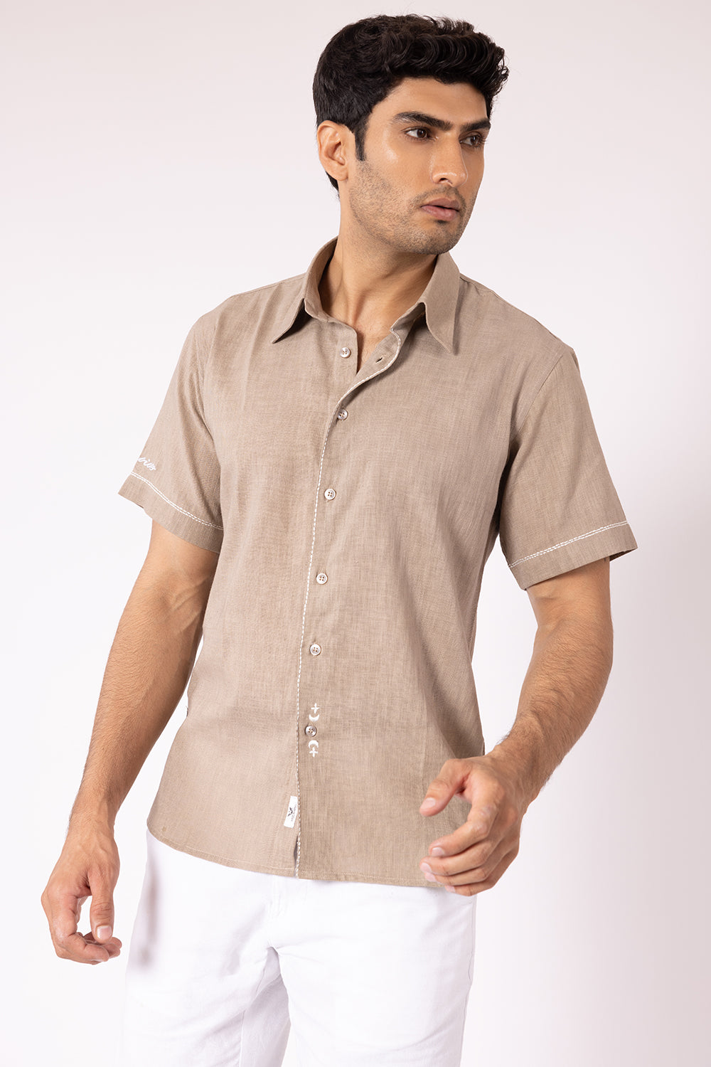 Zodiac Align: Hand Embroidered Shirt