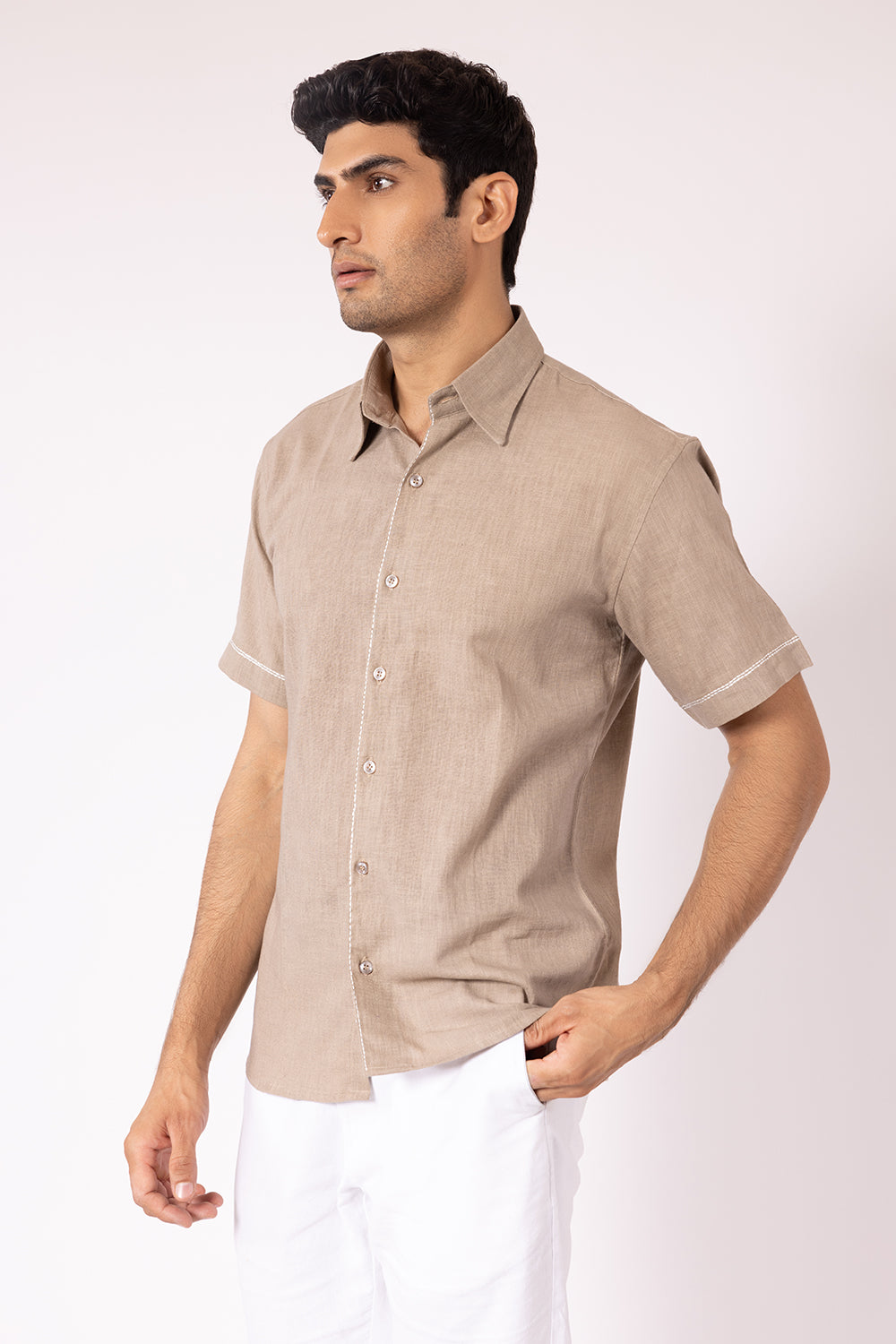 Handcrafted Selenophile Calligraphy Shirt