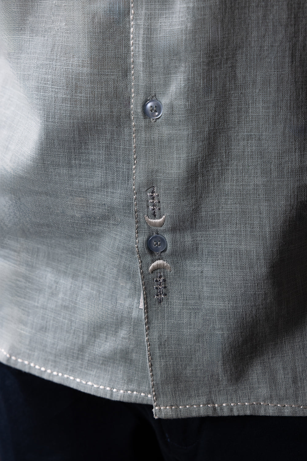 Celestial Craft: Hand Embroidered Shirt