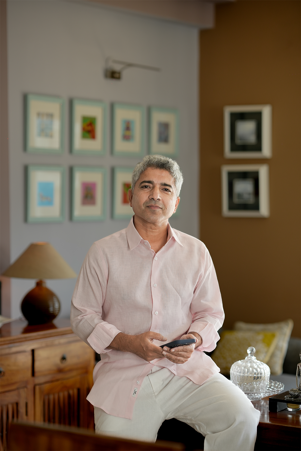 Powder Pink Linen Shirt