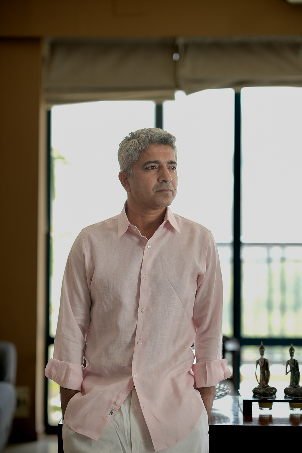 Powder Pink Linen Shirt