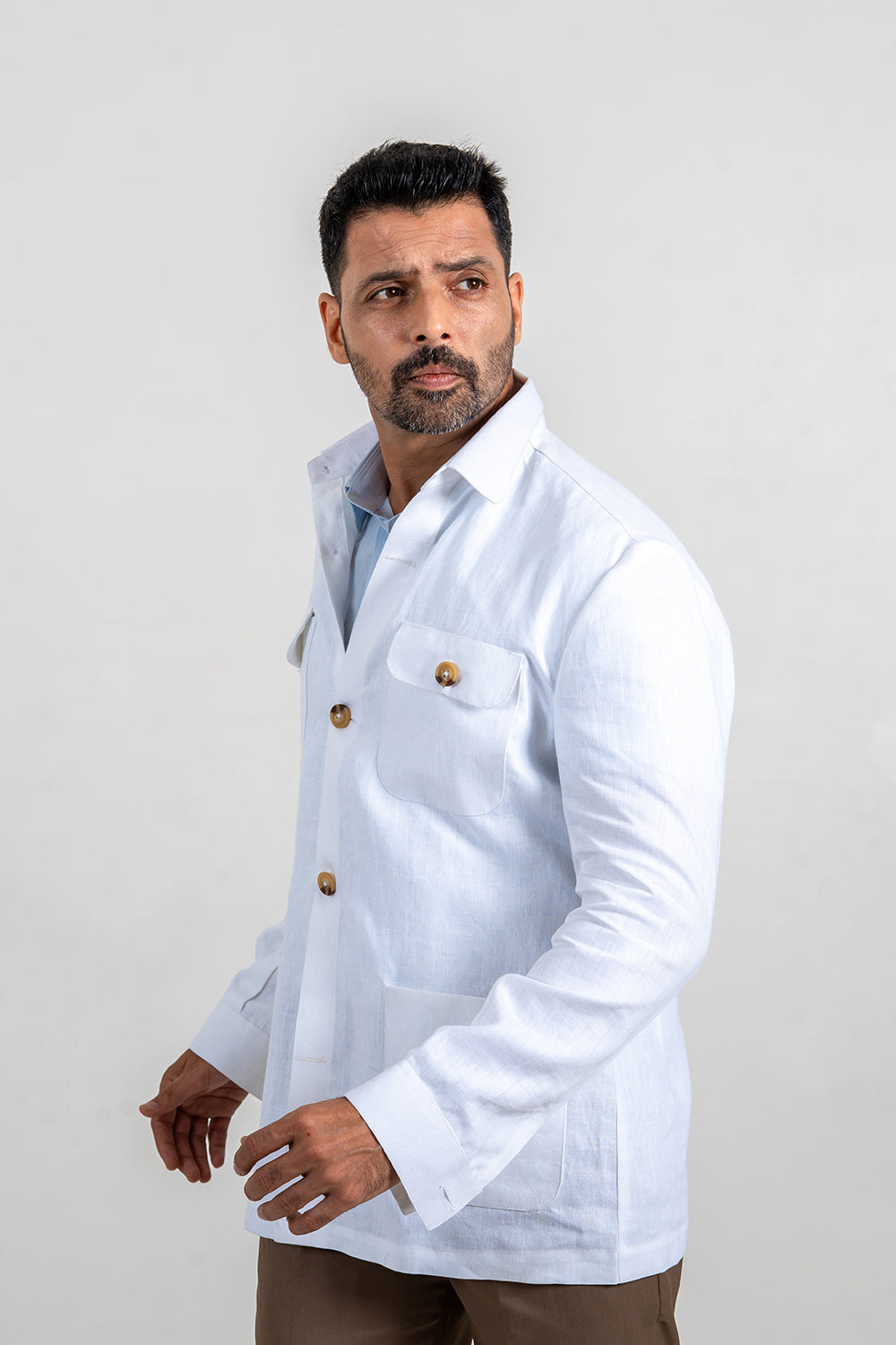 Four Pocket Linen Jacket