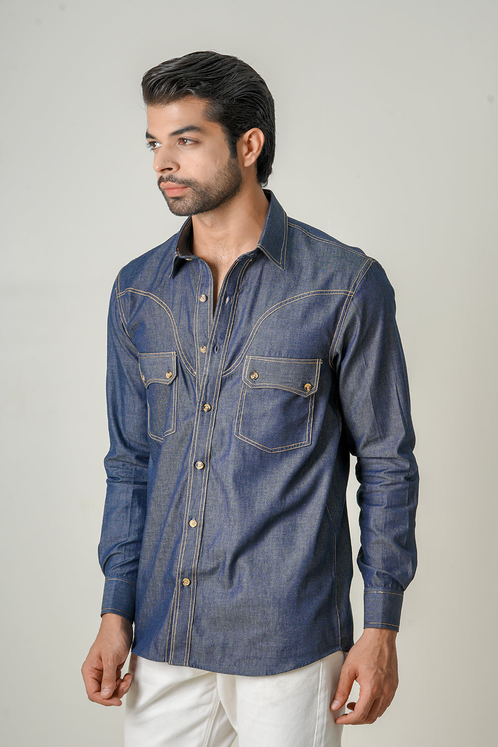 Indigo Classic Denim Shirt