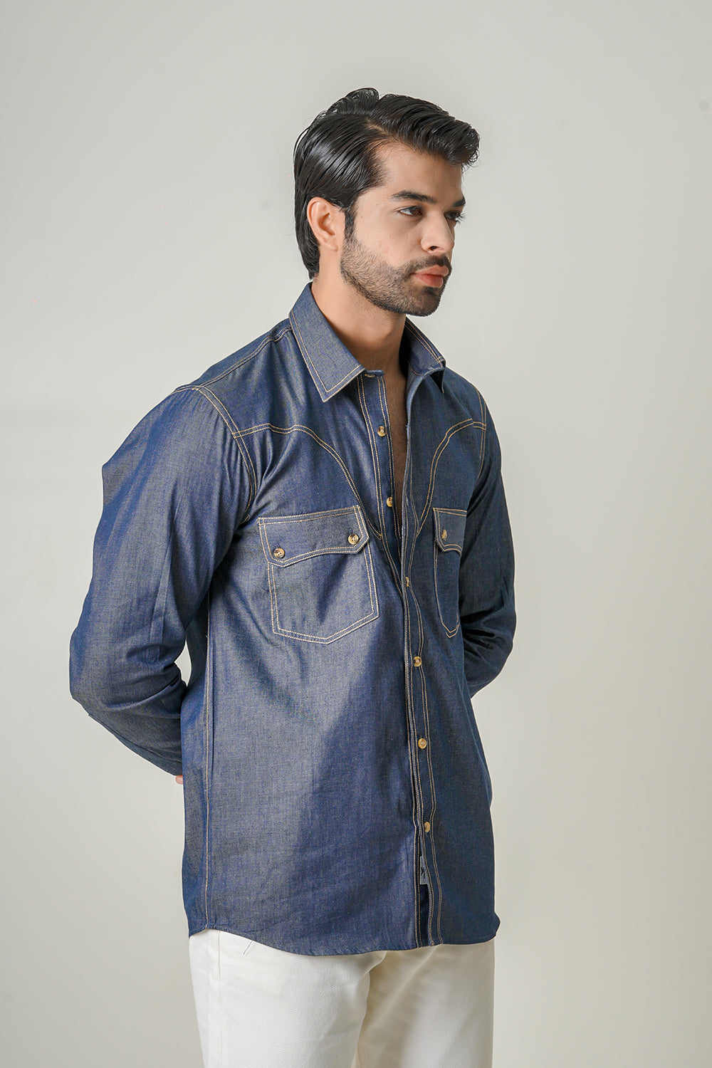 Indigo Classic Denim Shirt