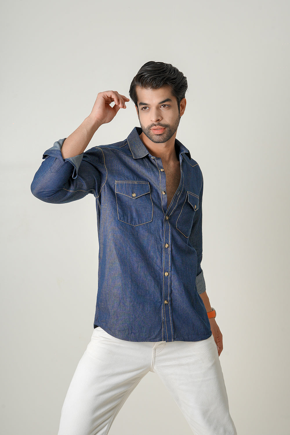 Heritage Stitch Denim Shirt