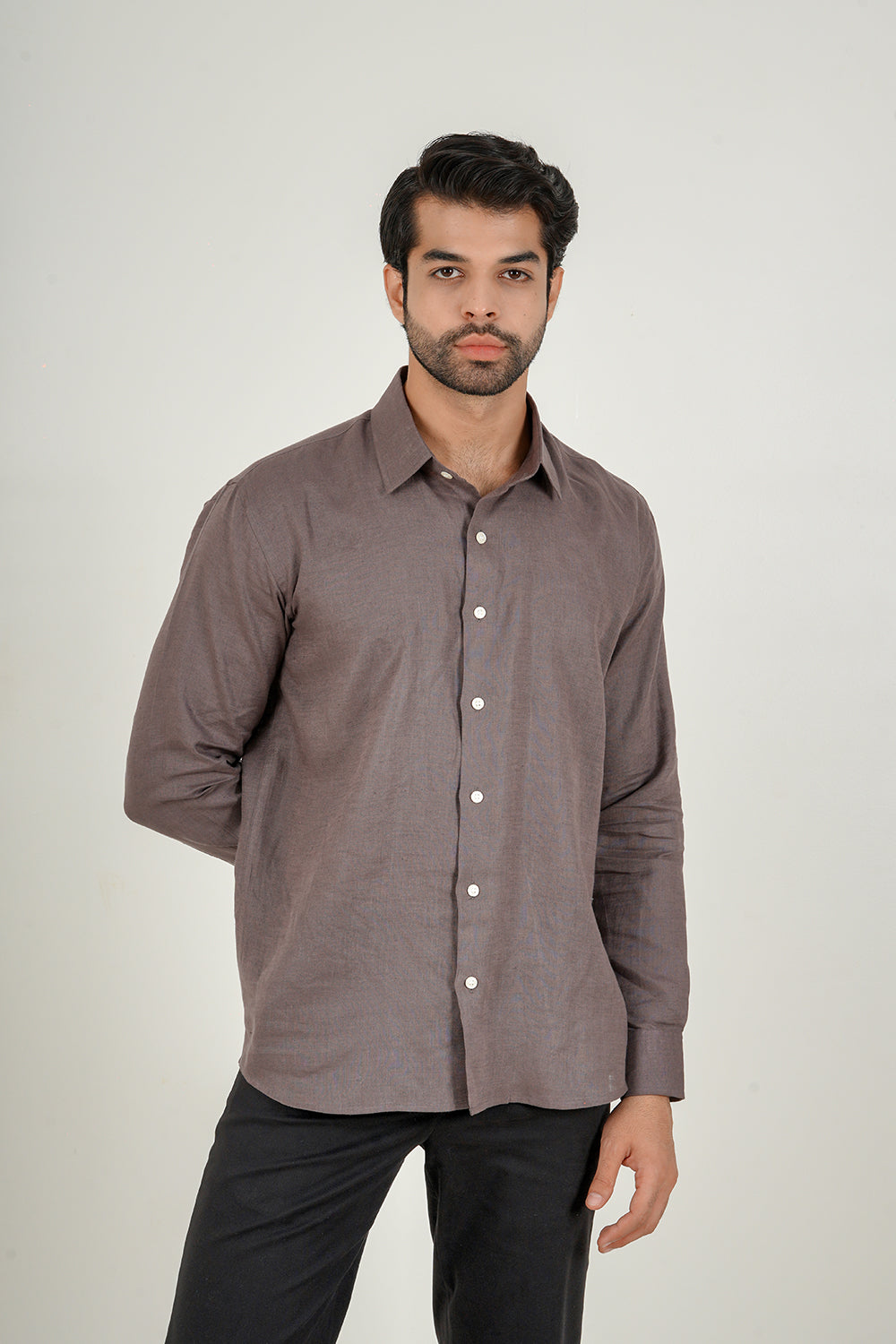 Lavender Linen Shirt