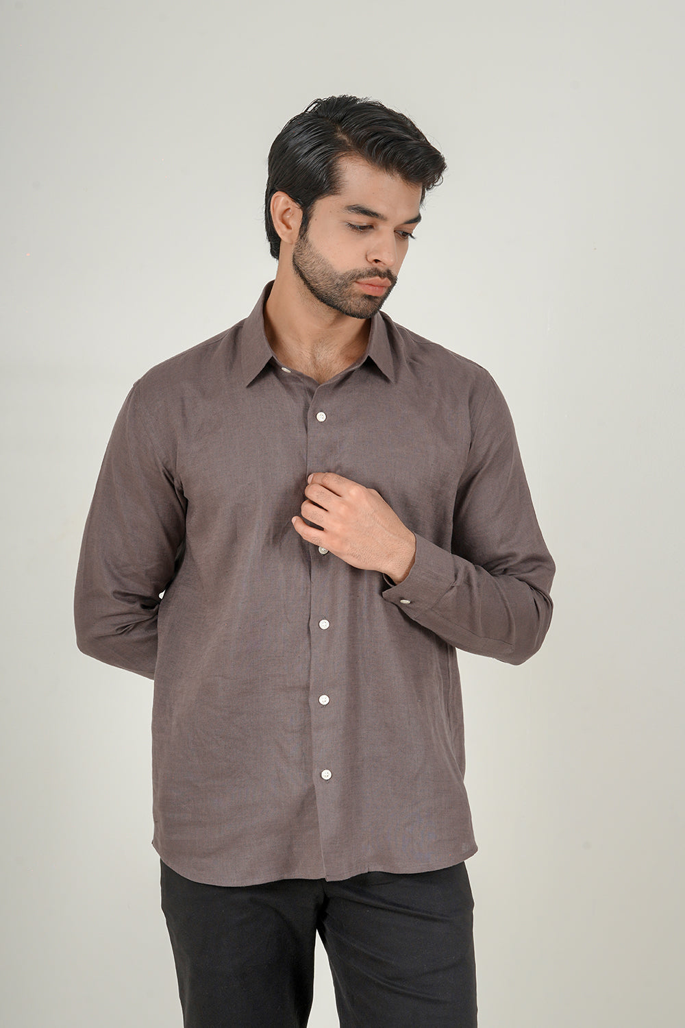 Lavender Linen Shirt