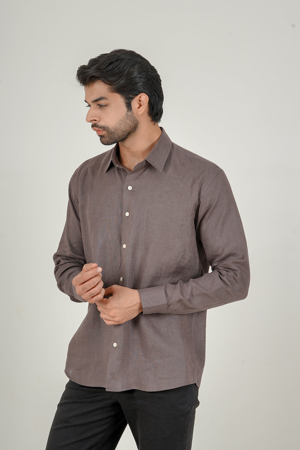 Lavender Linen Shirt