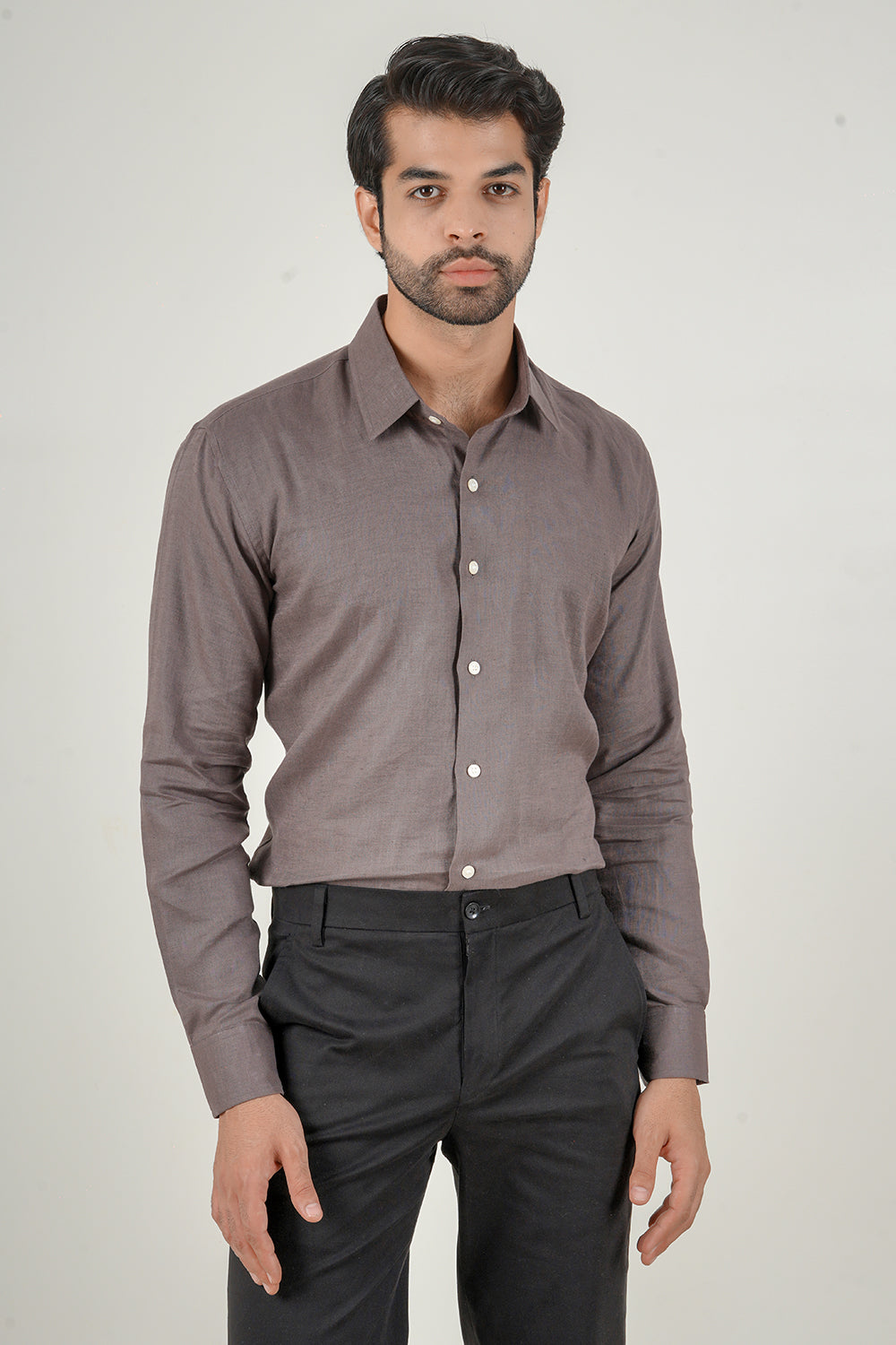 Lavender Linen Shirt