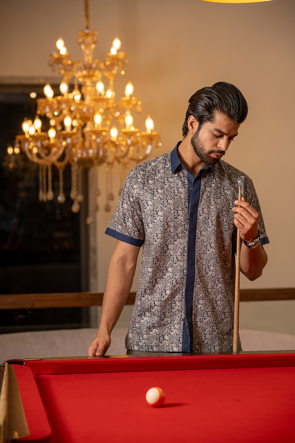 All-Over Embroidered Linen Shirt