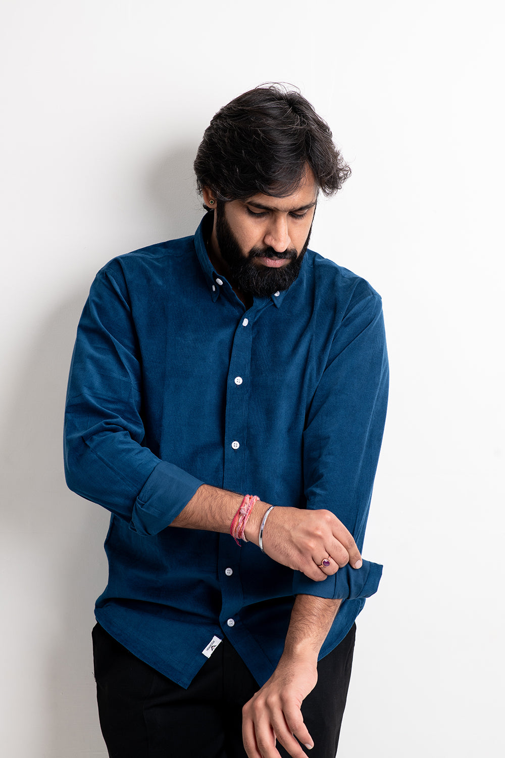 Blue Corduroy Shirt