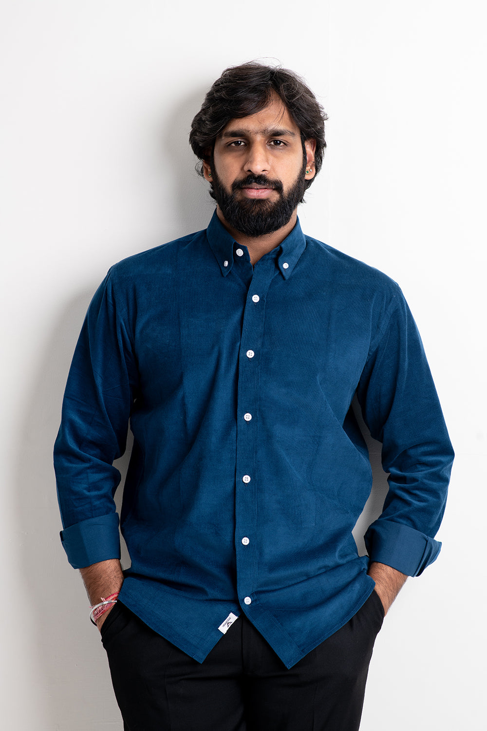 Blue Corduroy Shirt