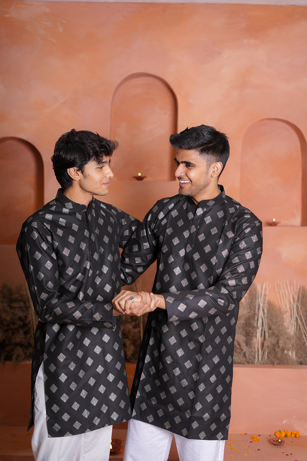 Geometric Patterned Kurta